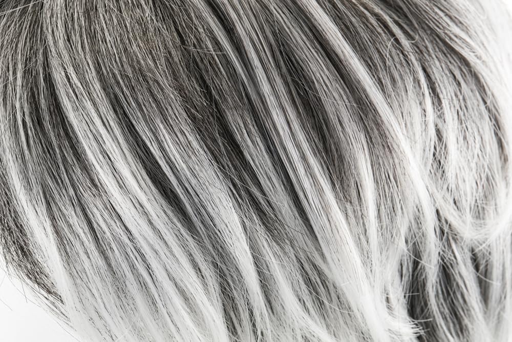 Old Men Costume for kids Kit Granny Grandpa Wig Costume Set for Adults Teens and Children M old man set 01