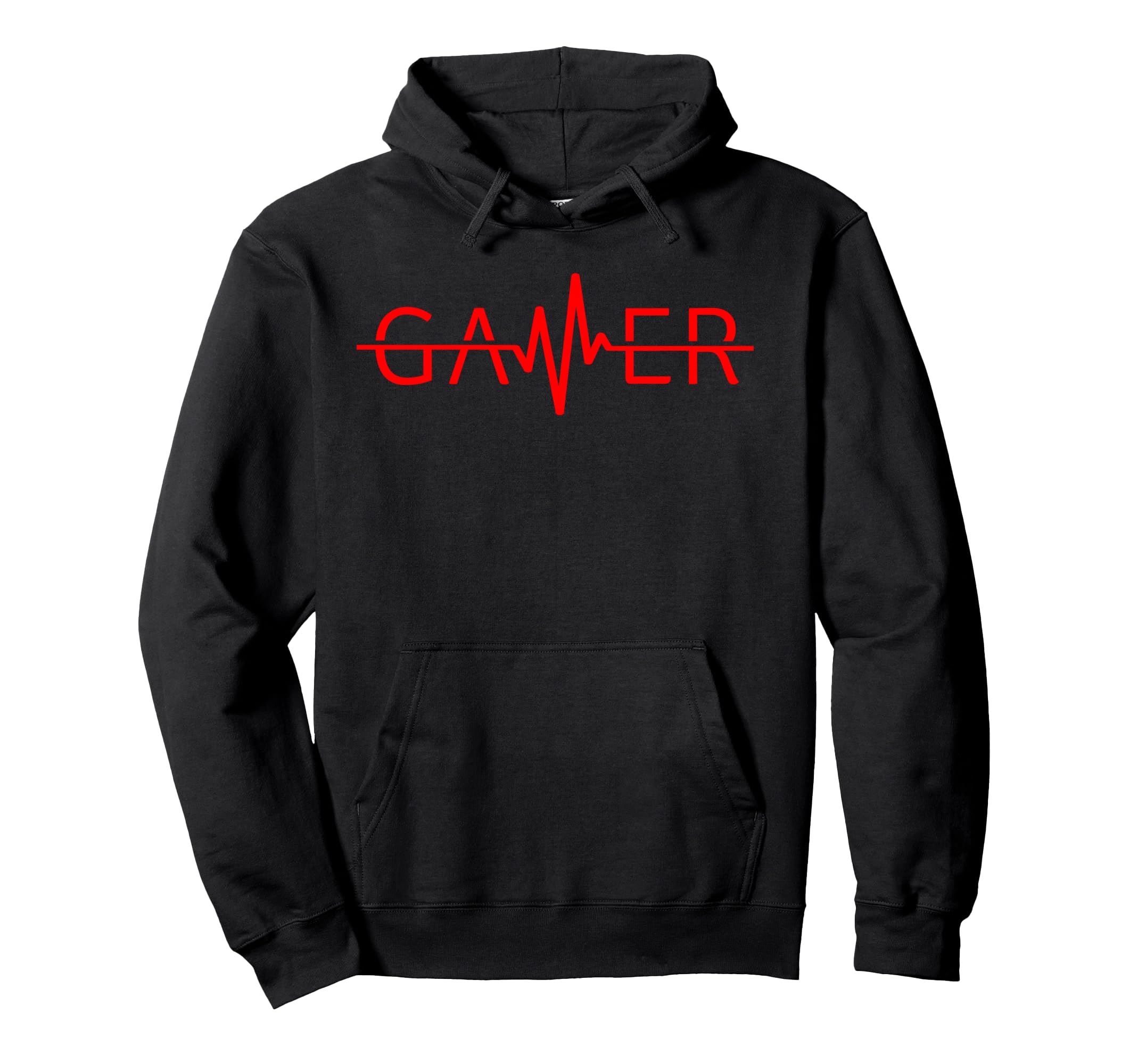 Gamer Heartbeat Video Games Gaming Teen Boys Girls Men Women Pullover Hoodie
