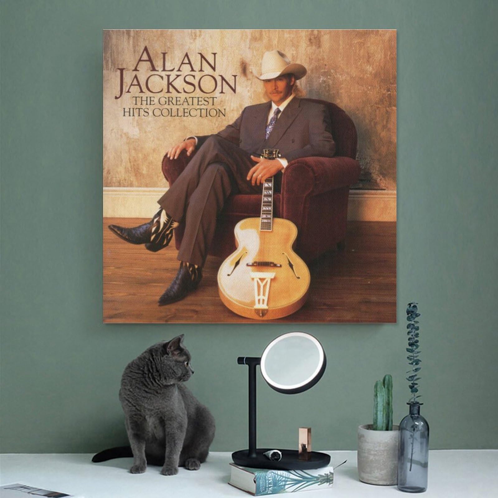 Alan Jackson シルクスクリーンアートポスター アランジャクソン Amazon.co.jp: アラン・ジャクソン Alan Jackson 有名な歌手 ポスター