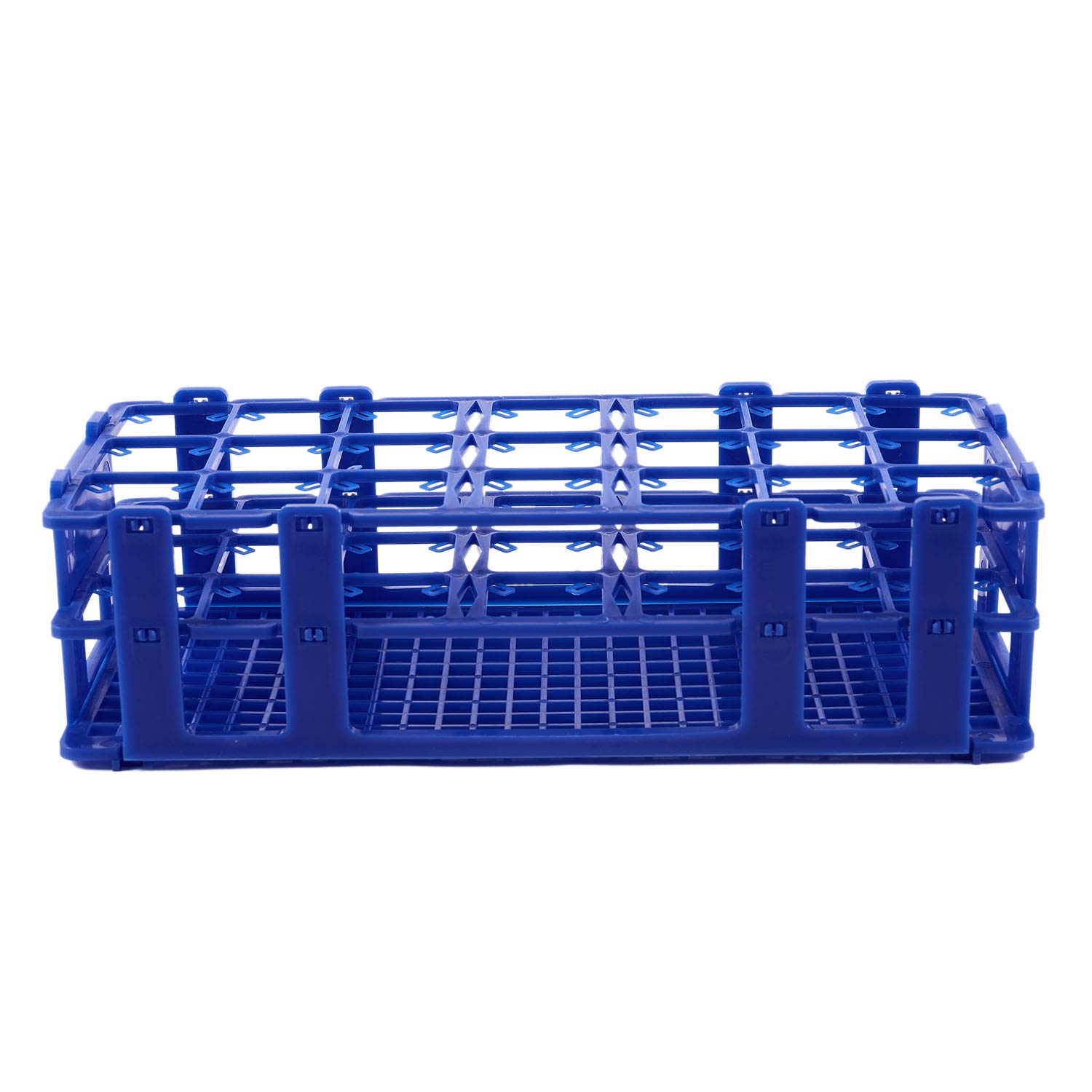 Littimoon Blue Plastic 21 Holes Box Rack Holder for 50ML Centrifuge Tubes