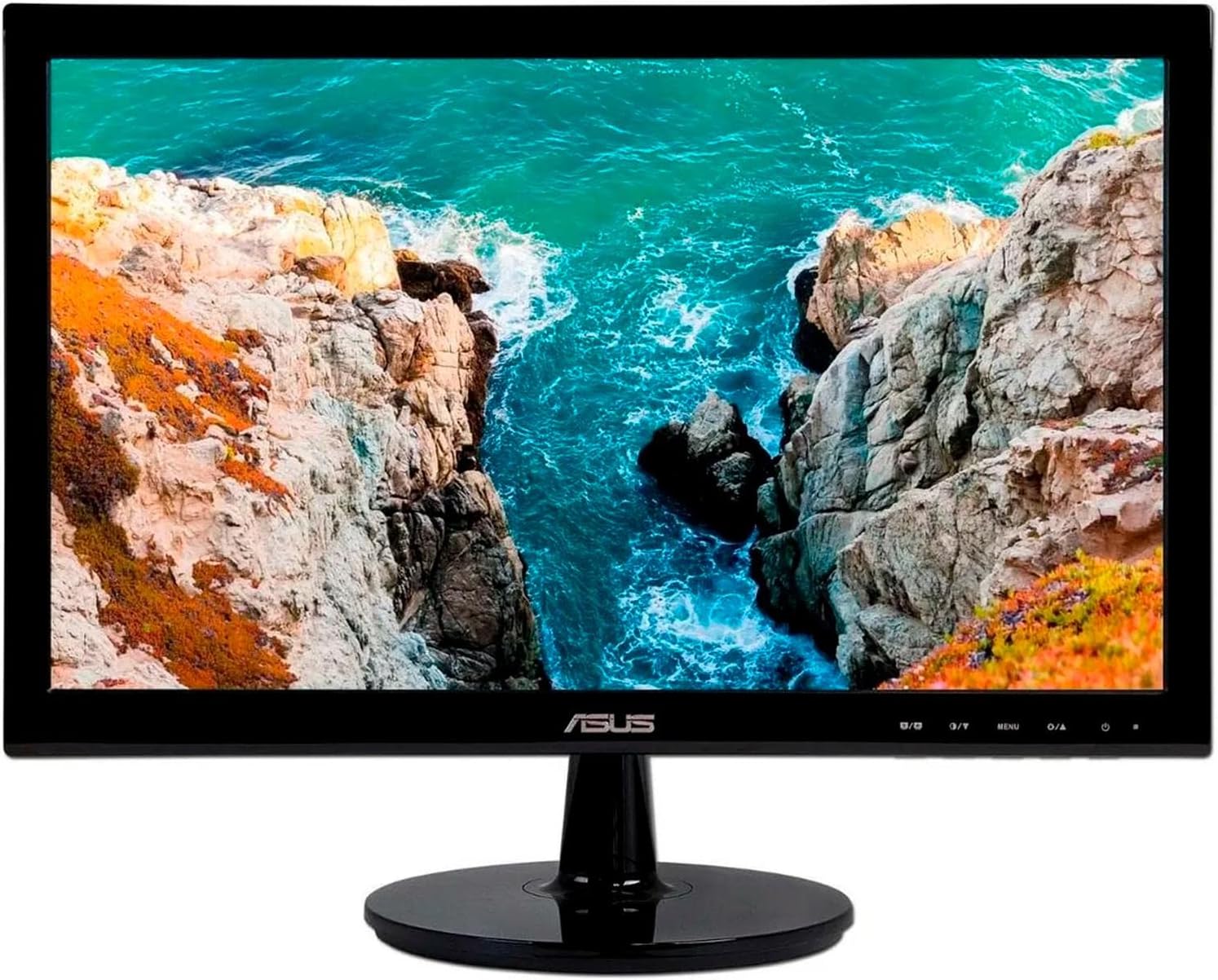 VS197D-P 18.5" WXGA 1366x768 VGA Back-lit LED Monitor, Black