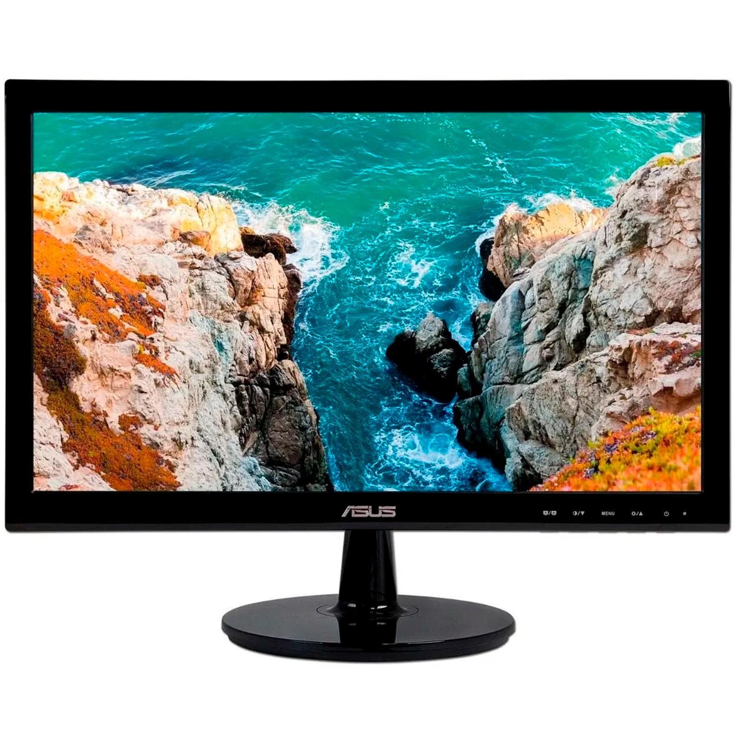 ASUS VS197D-P 18 5 WXGA 1366x768 VGA Back-lit LED Monitor Black