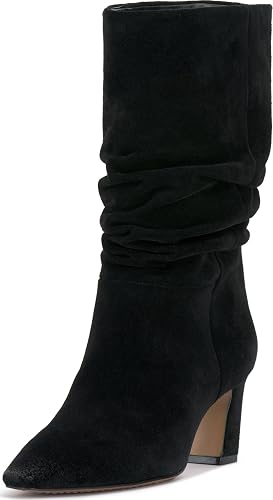Vince Camuto Skylar Slouch Ankle Boot, Black, 6.5