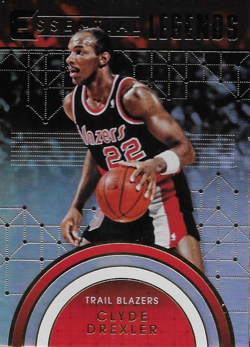 Amazon.com: 2017-18 Panini Essentials Essential Legends #27 Clyde Drexler  Portland Trail Blazers Basketball Card : Collectibles & Fine Art