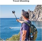 K&F CONCEPT 13.2"/33.5cm Selfie Stick Tripod, Portable Vlog Handle Grip | Action Camera Tripod for Go Pro Hero Series, GoPro Mission 1 PRO 13/12/11/10 Max, Insta 360, DJI Osmo Action 5 Pro/4/3/2 MS10