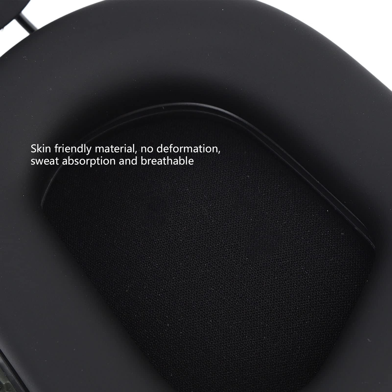 Haofy Auriculares de Tiro, Auriculares de Protección Auditiva Flexibles Telescópicos, Rotación de 360 ​​Grados, Algodón Insonorizado, Plegable para Militares (Verde)