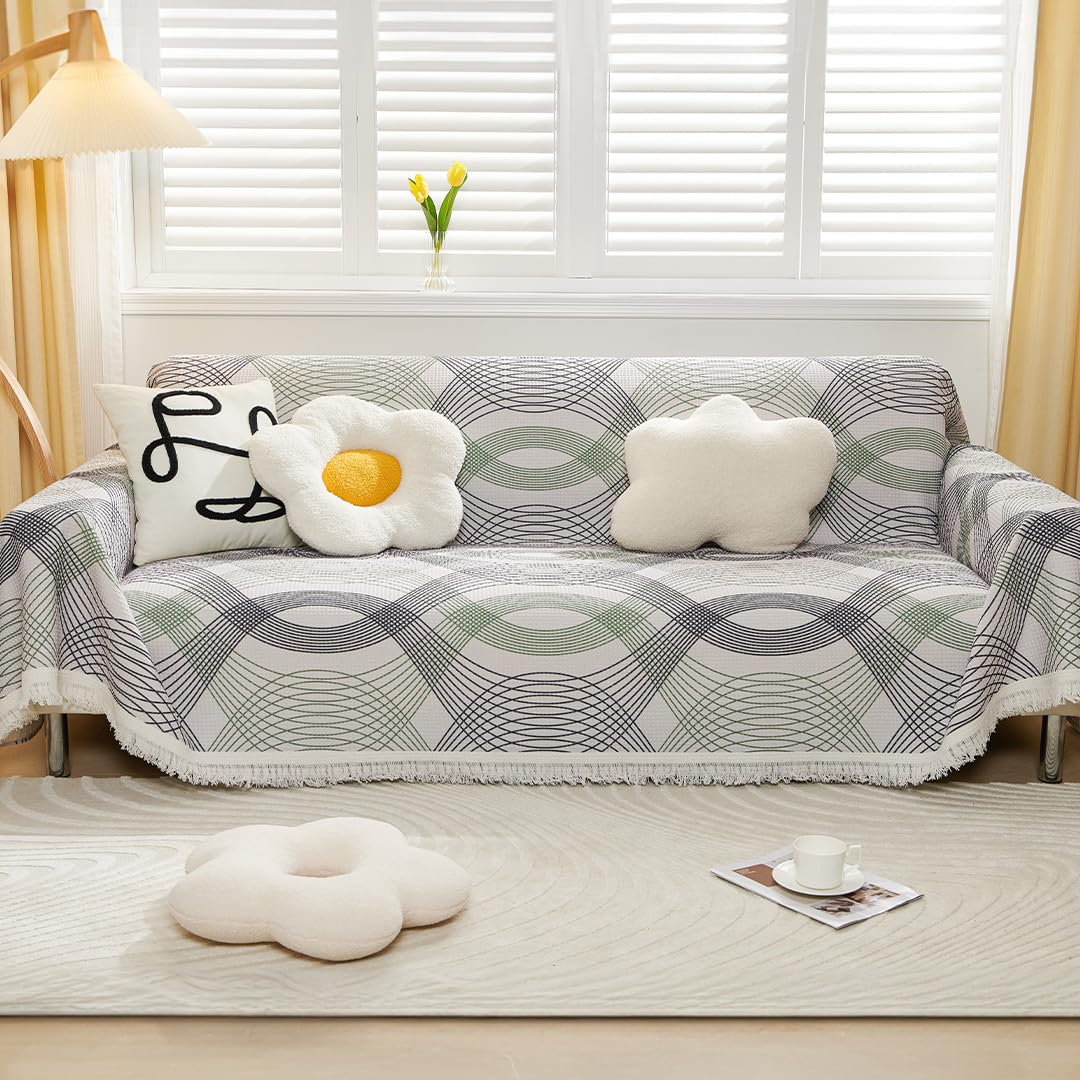 Kuber Industries Decorative Chenille Sofa throw|Throw for Sofa, Bed & Couch|Ideal for Indoor & Outdoor "70x51" Inches (Multi)-image-39
