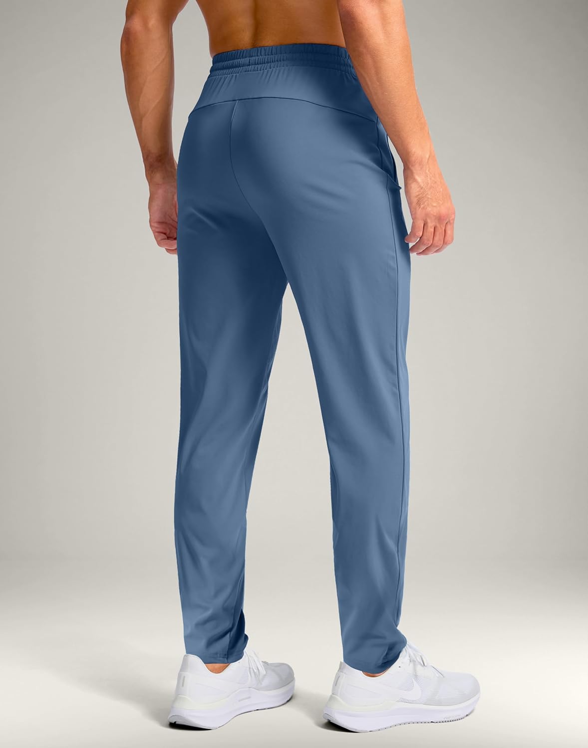 Pudolla 32"/34"/36"/38" Inseam Men's Tall Sweatpants with Zipper Pockets Lightweight Joggers for Athletic Workout Casual - Image 2