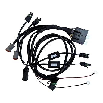 Baja 2-LP6 Pro 4-S1 Lighting Wiring Harness for 2024-later Harley Road Glide,Compatible 23.5-latet CVO Road Glide,2025-later CVO/RR