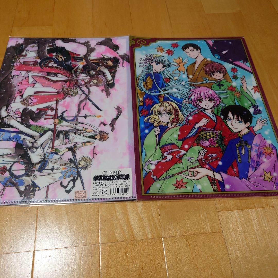 GATE7 CLAMP 下敷き クリアファイル セット はな 桜 橘