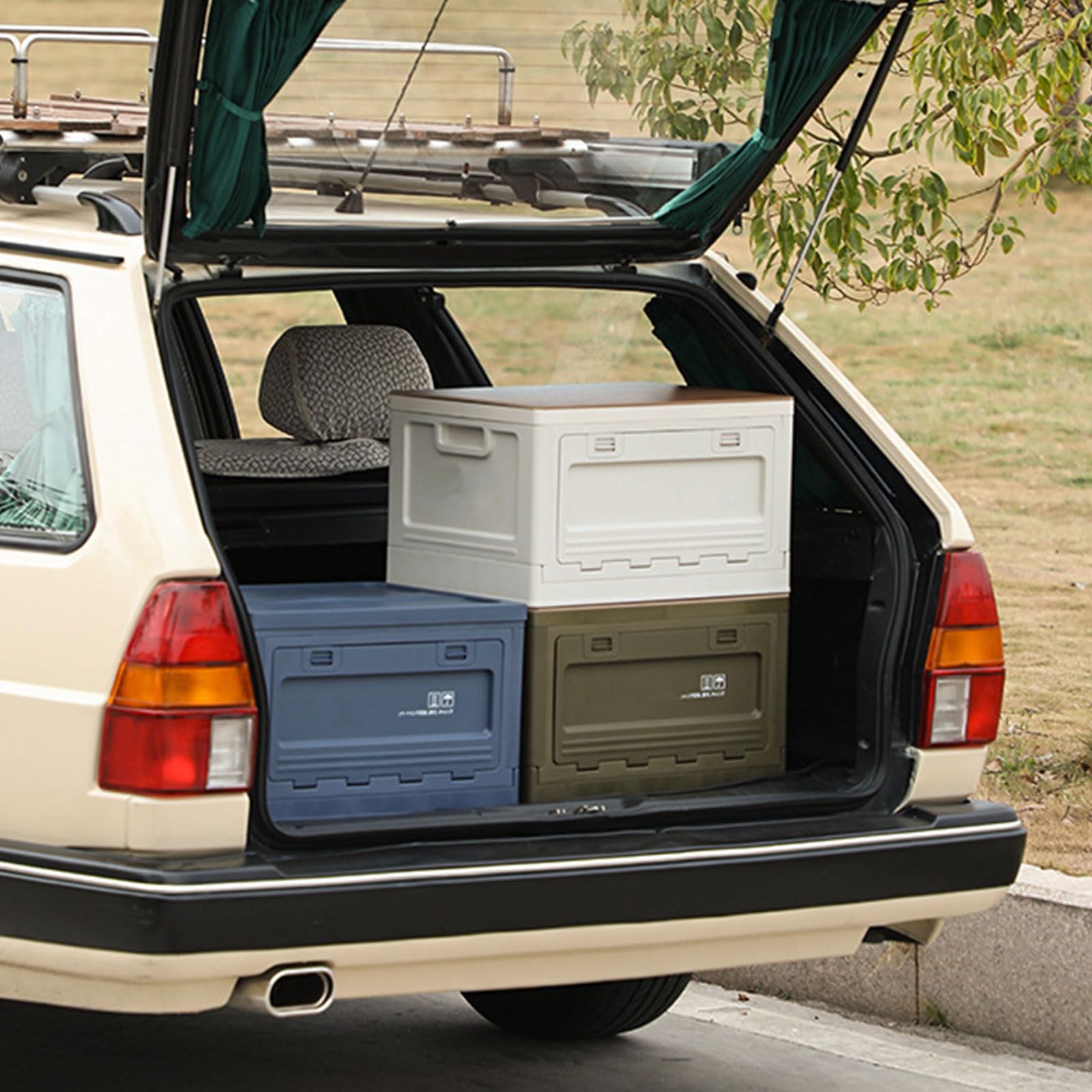 Outdoor Camping Aufbewahrungsbox Tragbar Einzigartige Faltbox Mit Großer Kapazität Organisiert Ihr Zuhause Auto Faltbare Tasche Reisen