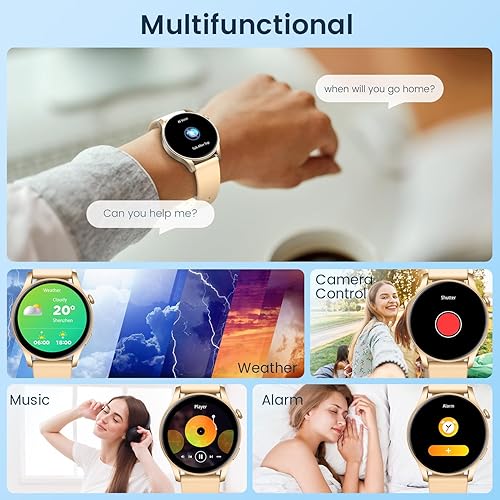 Miniatura 6 de Reloj inteligente para hombres y mujeres 1.43 "Amoled pantalla táctil inteligente RespuestaHacer llamadas con frecuencia cardíaca presión arterial