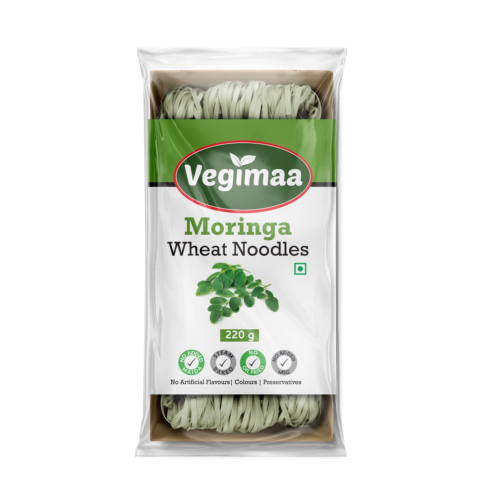 Vegimaa Moringa Wheat Noodles, Made With Whole Wheat Flour and Moringa Leaf, MSG, Maida Free, 220 Grams (B09V51FF89) Amazon Price History, Amazon Price Tracker