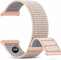 Pulseira Nylon 20mm Compatível Amazft GTS 4 Mini GT 4 GT 2 Mini GTR Mini Sansung Galaxy Watch Garmin Huaweii Fossil Encaixe Universal Smartwatch Ajustável Respirável Unissex