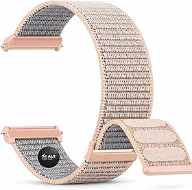 Pulseira Nylon 20mm Compatível Amazft GTS 4 Mini GT 4 GT 2 Mini GTR Mini Sansung Galaxy Watch Garmin Huaweii Fossil Encaixe Universal Smartwatch Ajustável Respirável Unissex