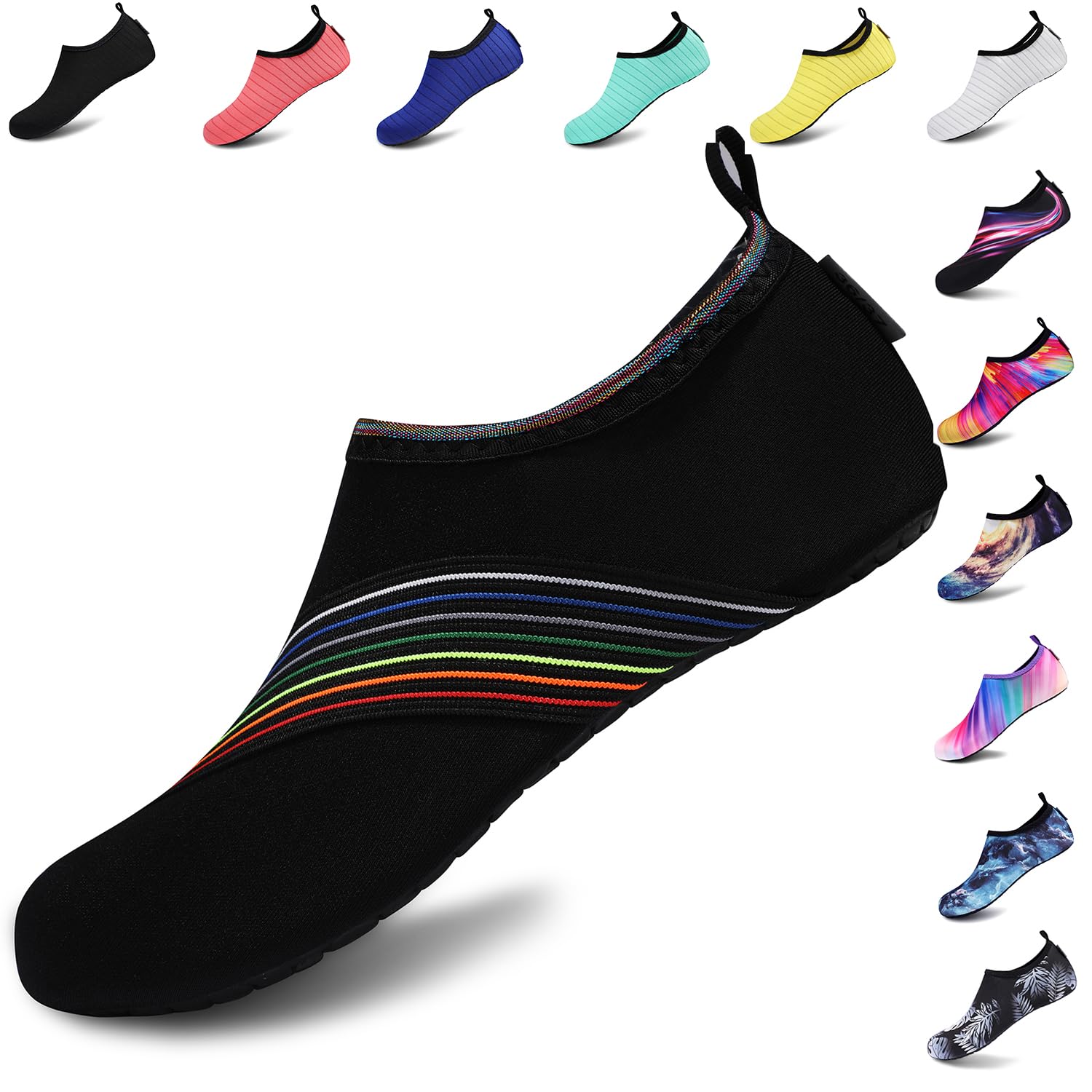 Water Shoes for Men Women Barefoot Quick Dry Aqua Socks Slip On