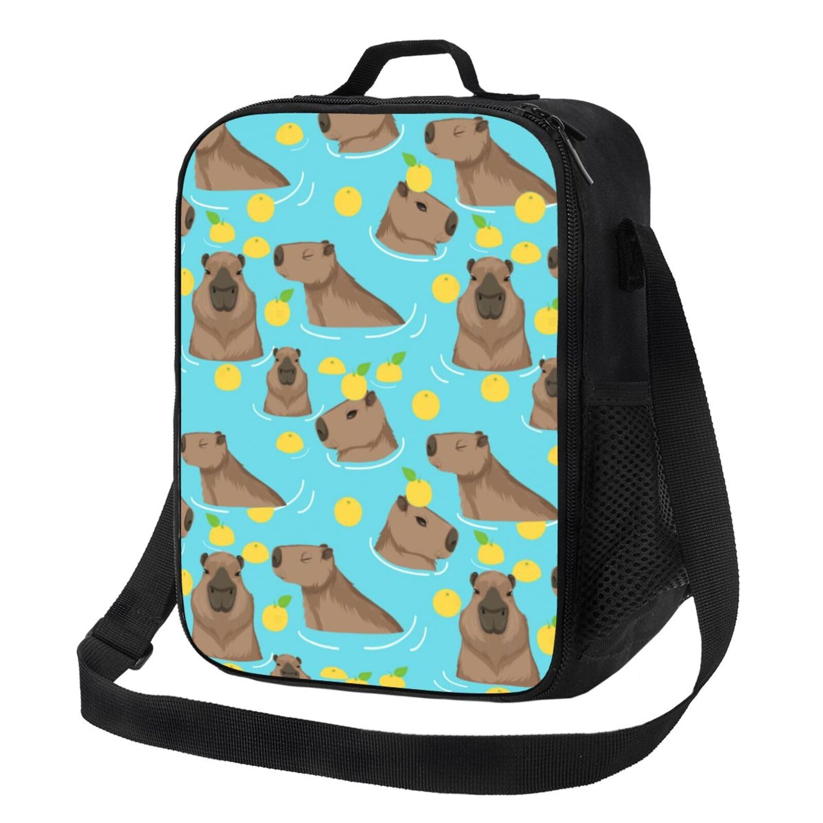 Gaakvrr Capybara Lunch Bag for Boys, Insulated Lunchboxg for Adult Teens Girls, Reusable Portable Lunch Box for Kids Capybara Gifts — image 1