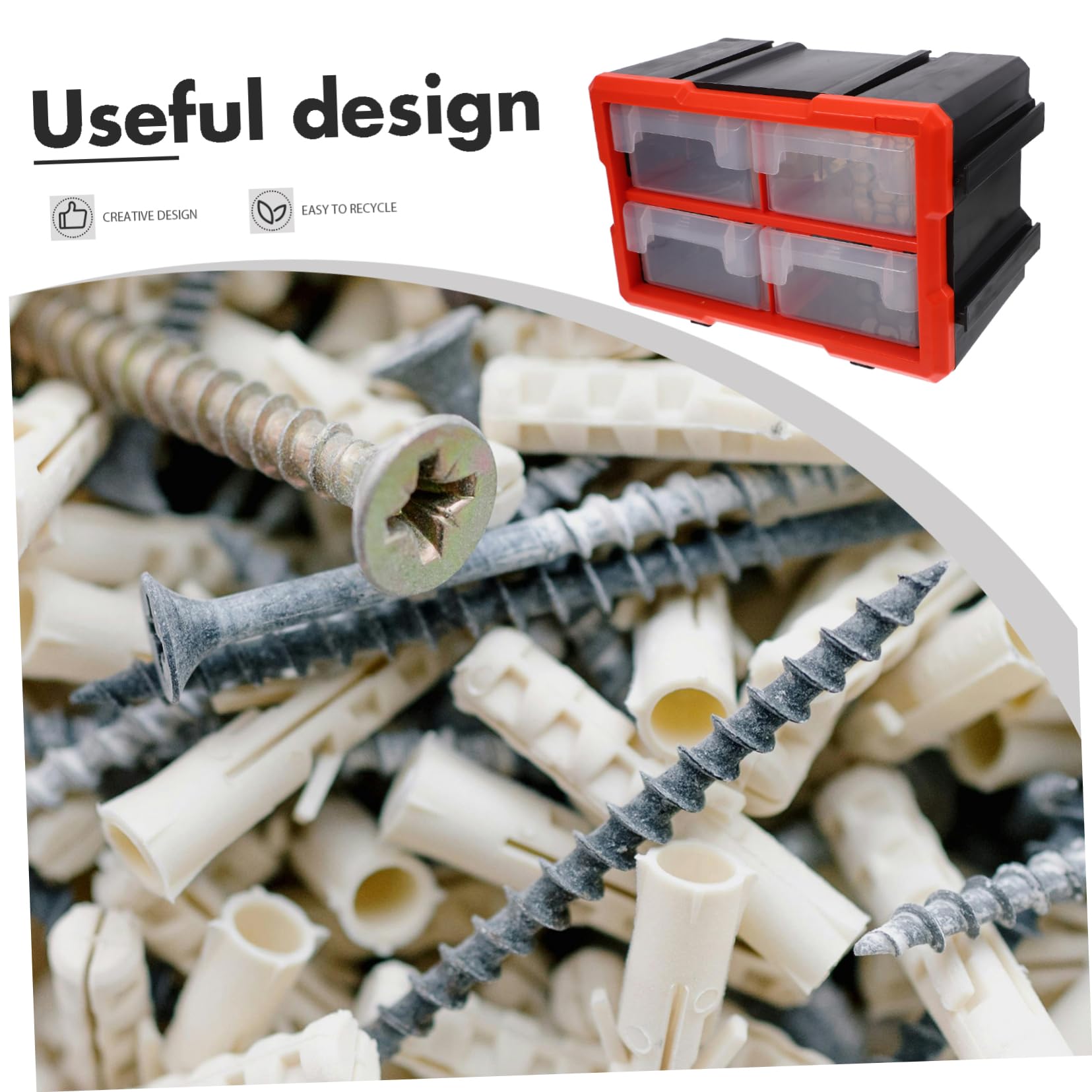 Organizador de Piezas Pequeñas Cajones Pvc Modular