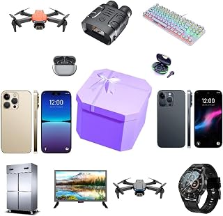 LOGEA Household electronic product box, types: drones, vacuum cleaners, smartwatches, headphones, etc.,Black