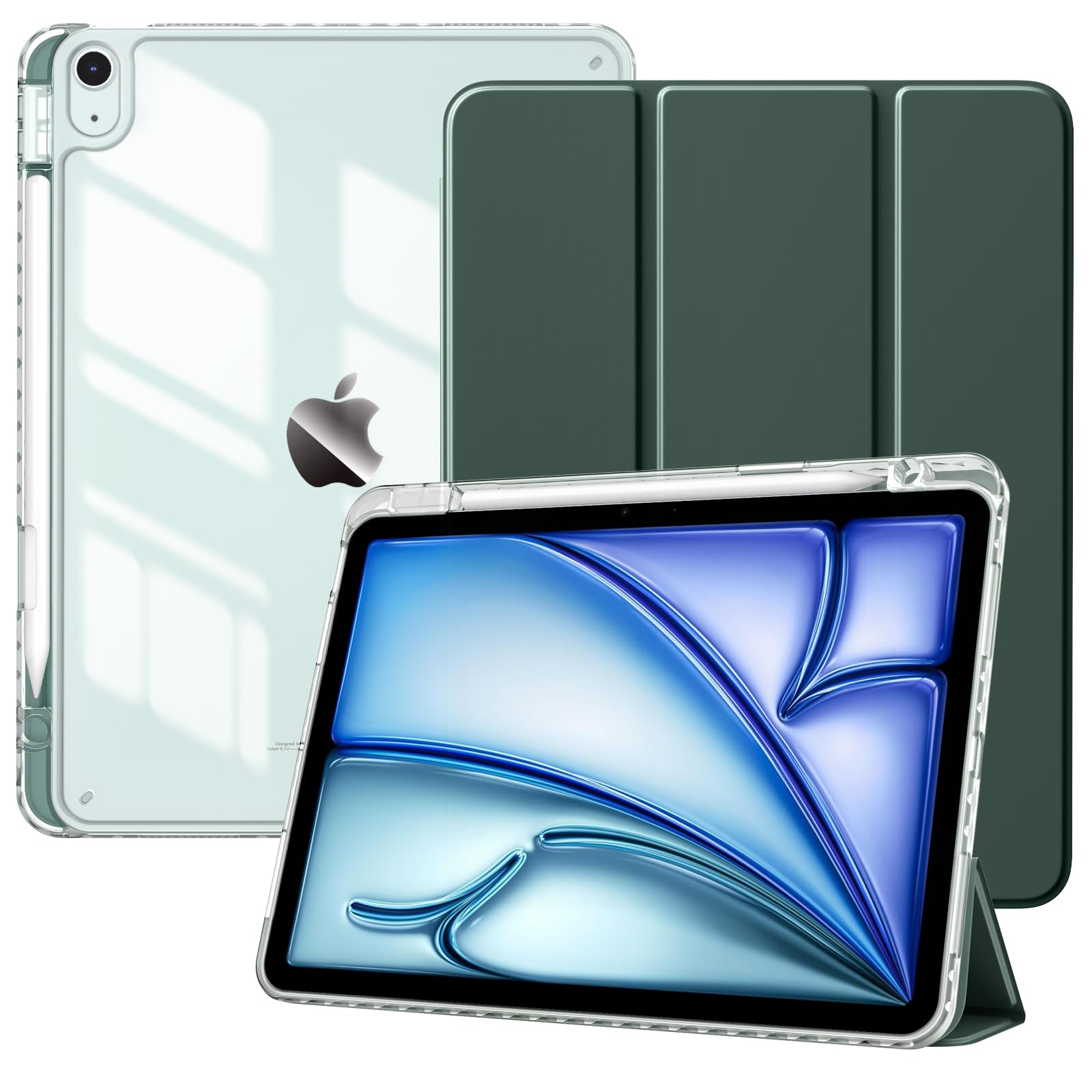 TiMOVO Hülle für iPad Air 11 Zoll (M4/M3/M2-2026/2025/2024), iPad Air 5/4 Hülle (2022/2020) 10,9