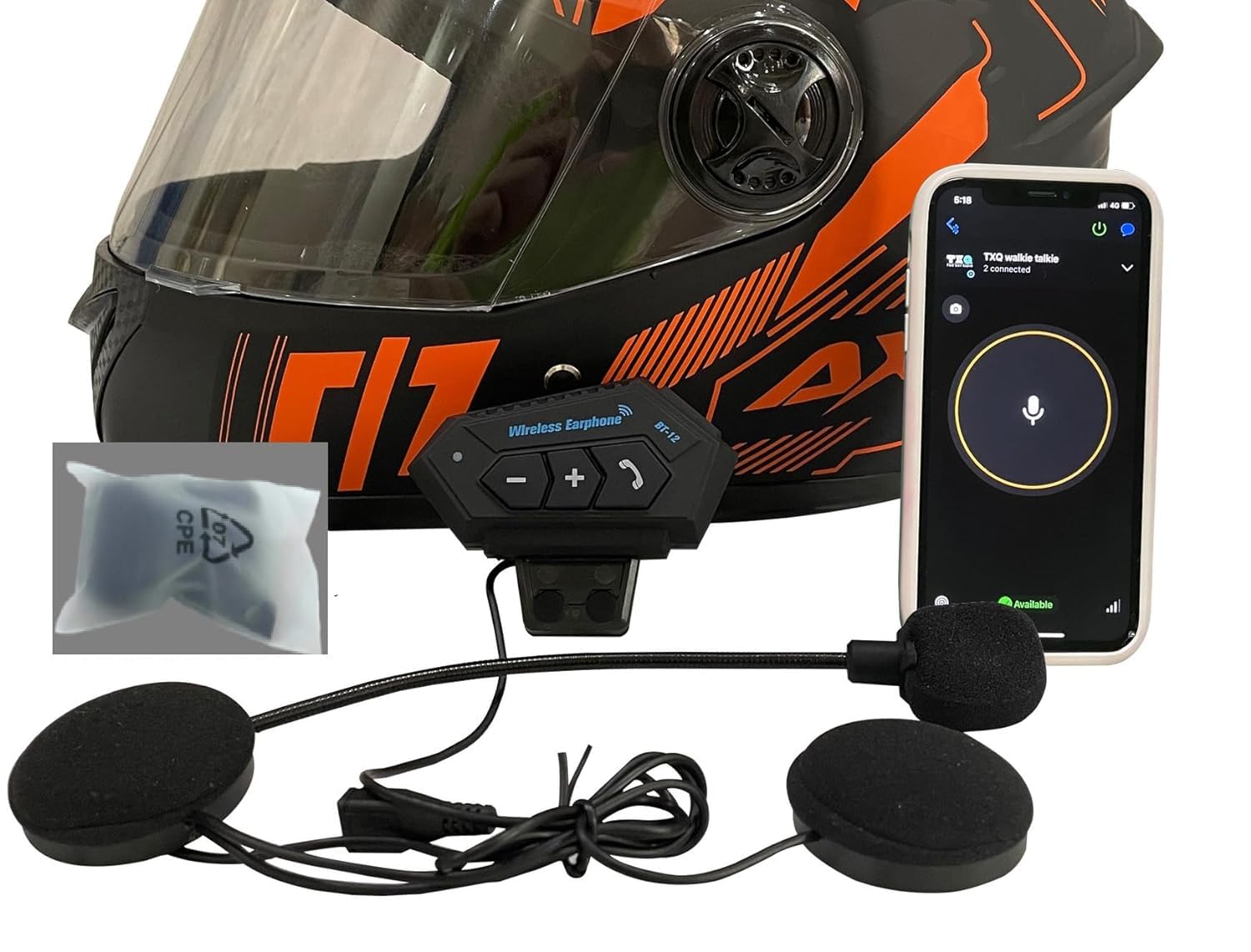 ELTRON TURBO ELT4512CVDSVFGB BT12 1 Year Warranty Motorcycle Helmet Wireless Dual Earphone On-Ear Helmet Bluetooth Calling and Music with Mic, (Support iOS & Andriod) (B0CVW5GTVH) Amazon Price History, Amazon Price Tracker