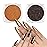 Allstarry Chrome Nail Powder 2pcs Metallic Mirror Effect Dust Glitter Glazed Manicure Decoration Reflective Pigment for Gel Polish Nail Art Decoration Resin Craft, Festivals - Coffee Brown