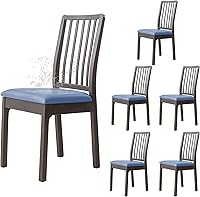 Vista 13 de Dimatic Juego de 2 fundas de asiento para silla, de piel sintética, impermeables, fundas elásticas para sillas de comedor, fundas protectoras