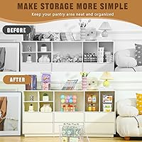 Vista 5 de 6 Pack Clear Storage Bins with Lids, 7 Quart Stackable Storage Boxes for Storage and Organization, Plastic Storage Containers with Lids, Plastic