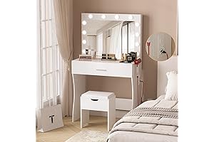 Alluring Vanity Desk Set: Illuminate Your Beauty Rituals