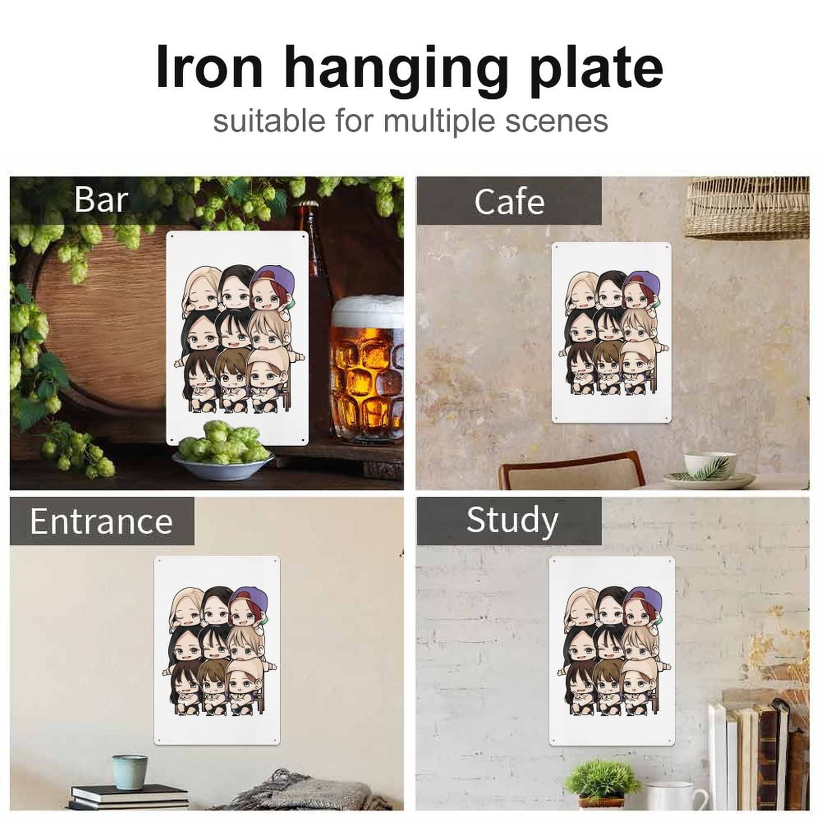 Amazon.co.jp: 鉄絵画 アートパネル Twice トゥワイス アートフレーム