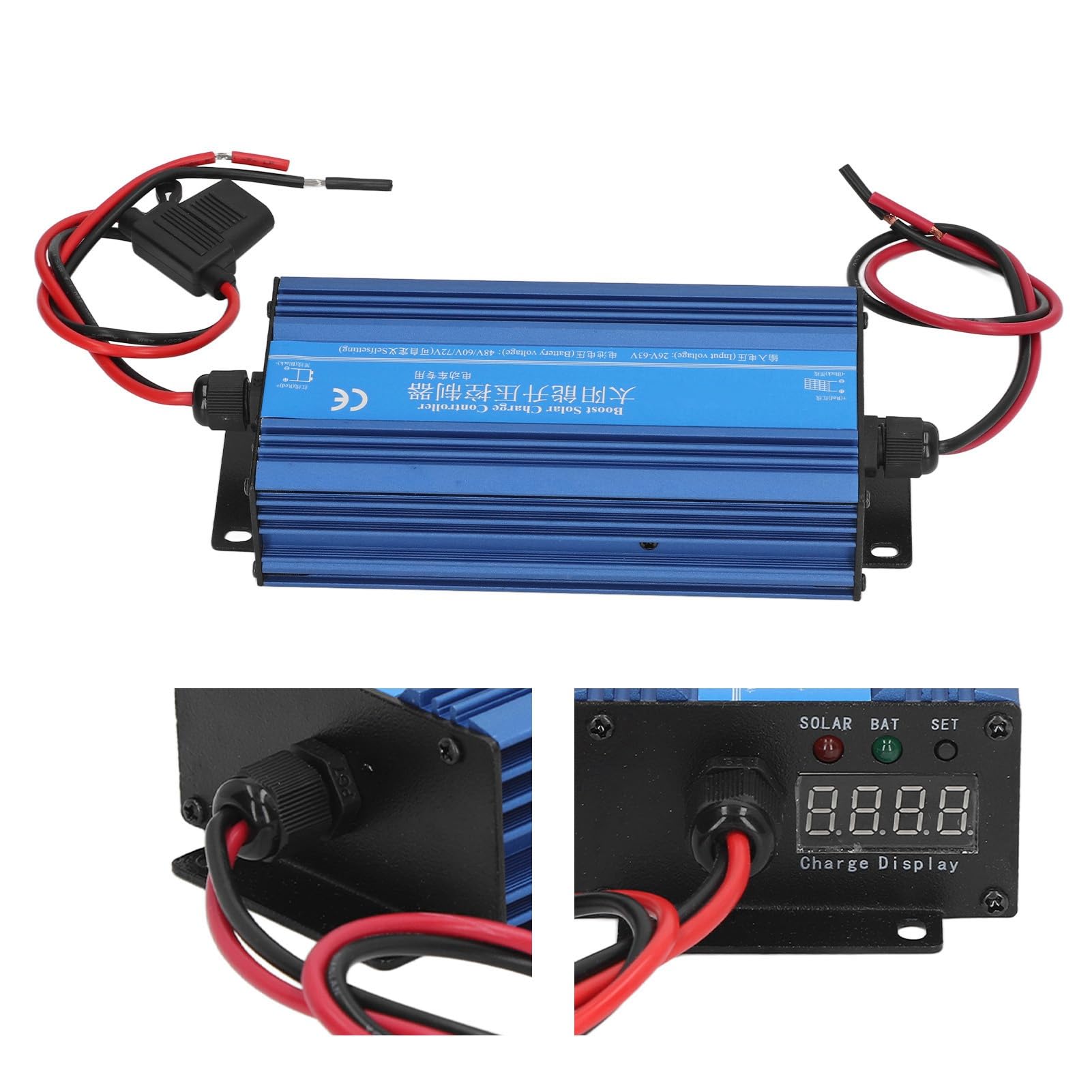 Contrôleur Charge Solaire MPPT Boost 600W 48V-72V pour Batterie Panneau Solaire Régulateur Chargeur Énergie Renouvelable