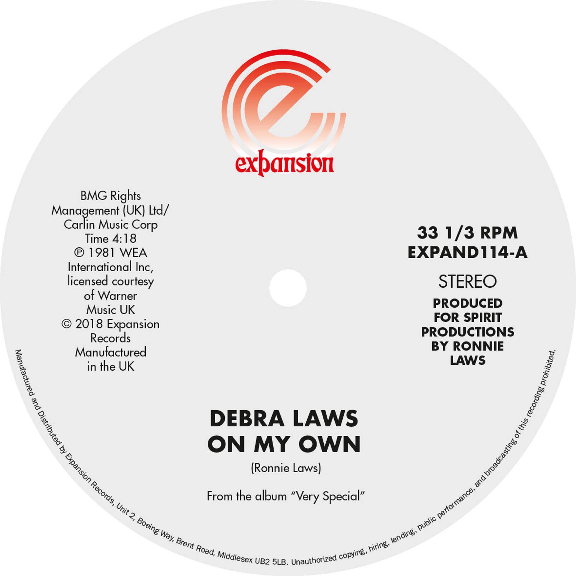 On My Own / Very Special [VINYL]