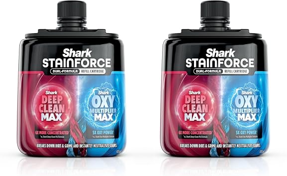 Shark StainForce Dual-Formula Refill Cartridge, 2 x 500ml XSKBDHXCM500UK