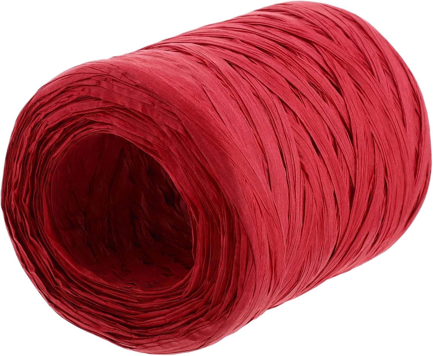 1roll Raffia Paper Ribbon Twine Roll Decorative String for Present Wrapping Crafts and Holiday Decor Versatile Raffia Ribbon for Festivals and Gifting