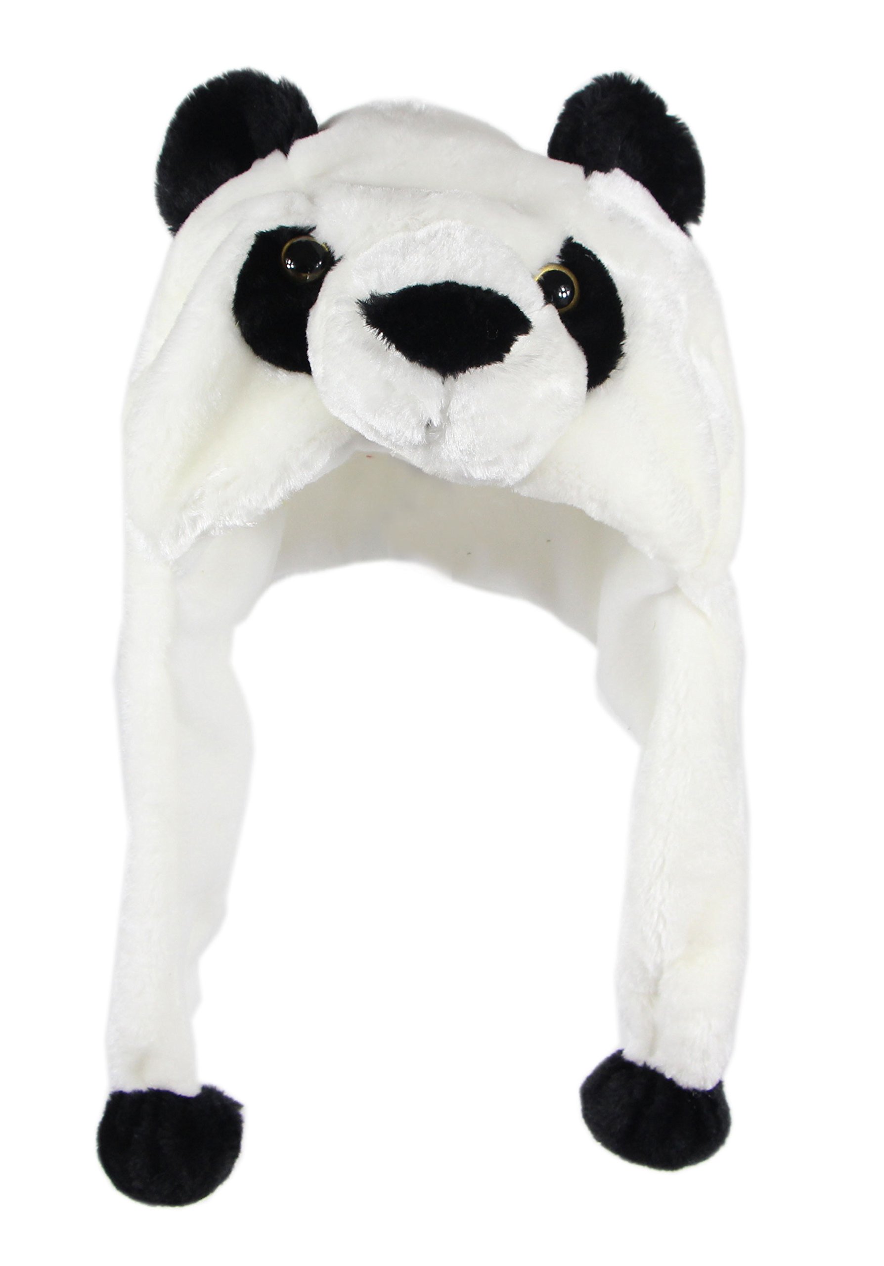 Plush Fun Animal Hats One Size Cap Polyester With Fleece Lining