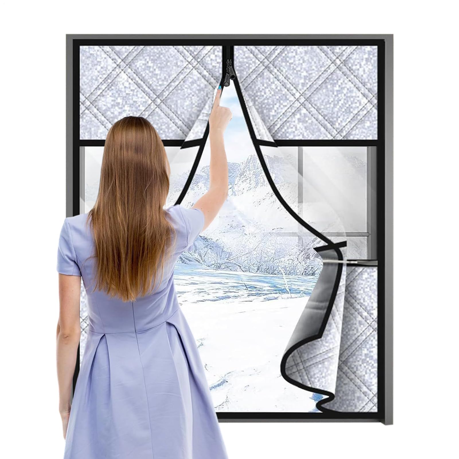 Solución para el frío en ventanas de alquiler mediante cubierta de ventana para invierno enrollable