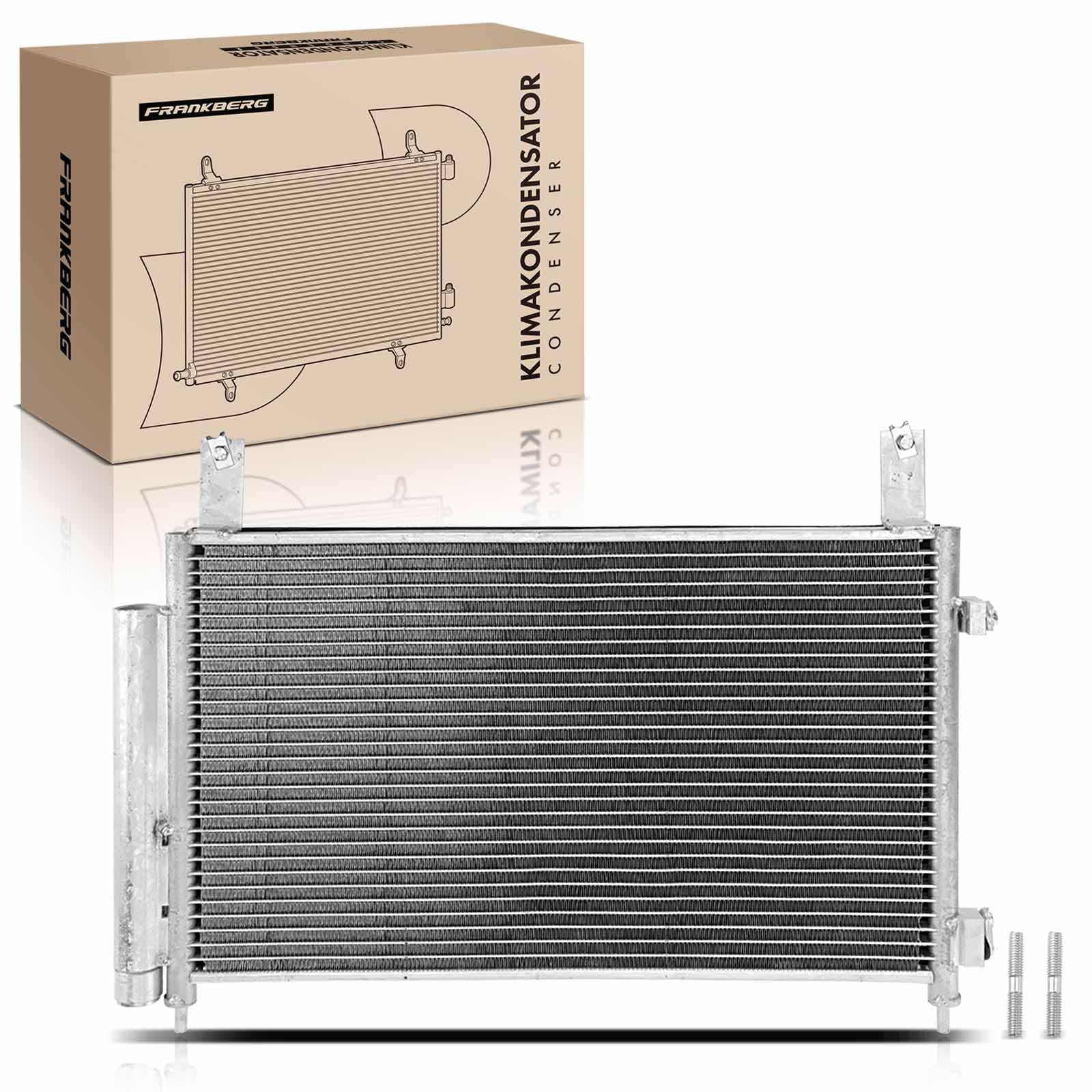 Frankberg 1x Kondensator Klimaanlage Kompatibel mit Matiz M200 M250 0.8L 1.0L 2005-2022 Spark 0.8L 1.0L 2005-2009 Replace# 96591582