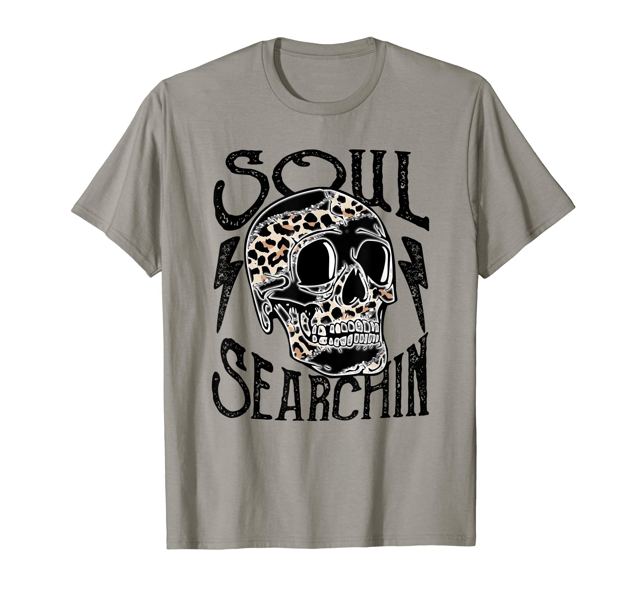 Soul searchinSoul searching, Skull with leopard T-Shirt
