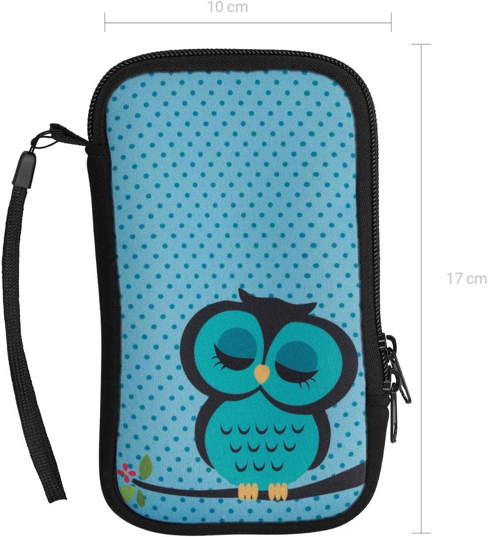 kwmobile Neoprene Sleeve for Smartphone Size L, 6.5", Shock Absorbing Pouch Case, Protective Phone Bag - Image 5