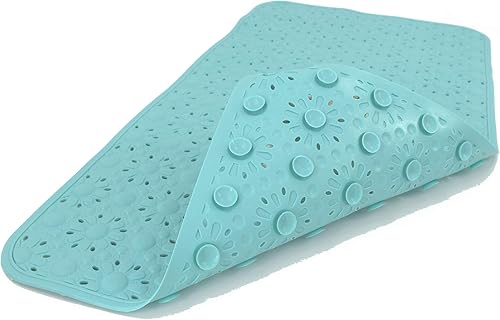 Miniatura 9 de SAFELAND - Tapete antideslizante para baño, ducha, bañera, material TPR, ecológico, sin PVC, lavable a máquina, sin olor, con potentes ventosas y