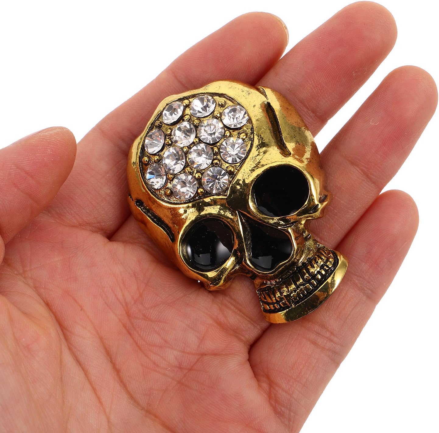 Halloween Skull Brooch Pin Alloy Clip Backing for Party Decoration image 3
