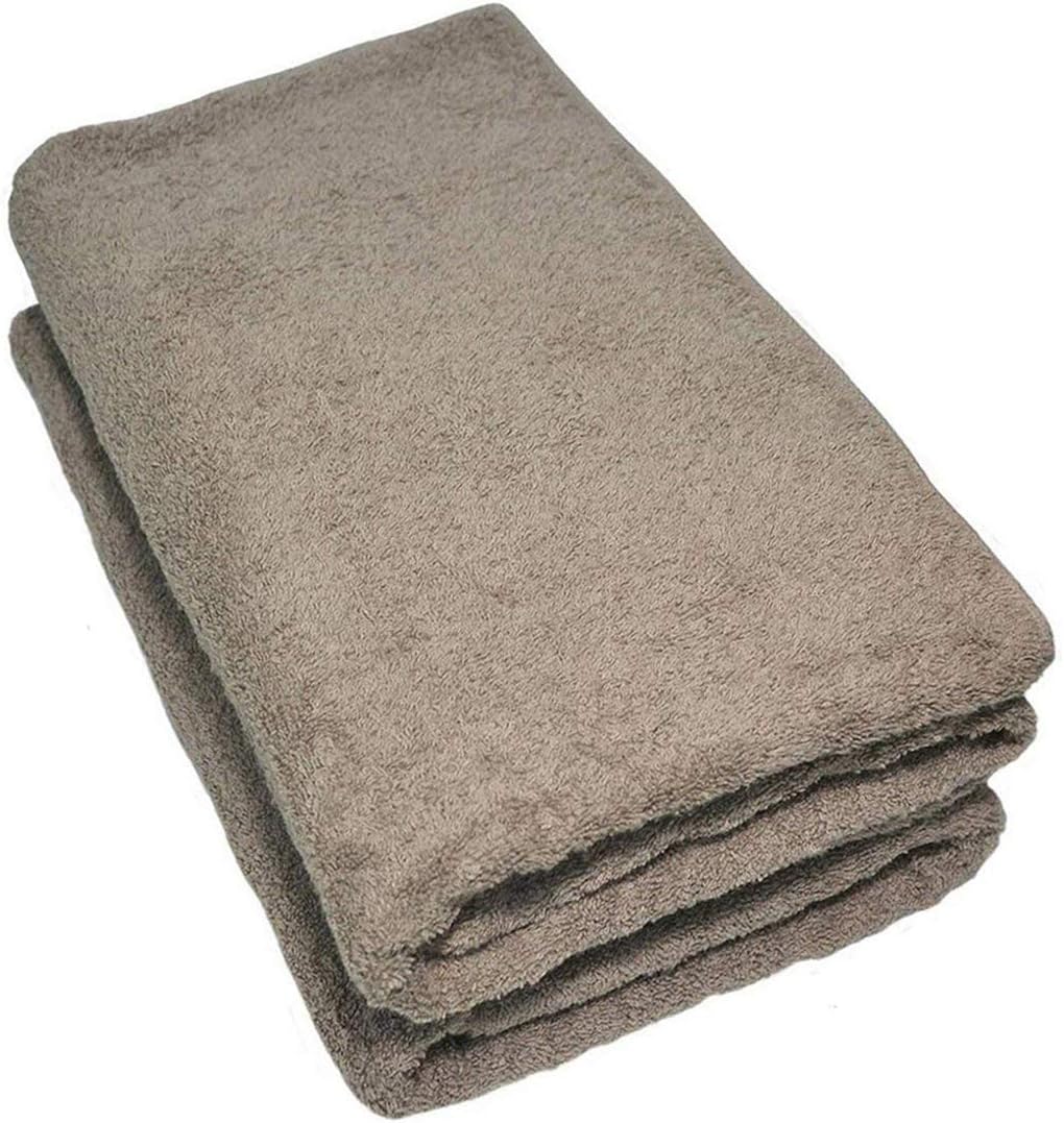 Imabari Towel Thick Bath Towel 2pcs (Light Brown)