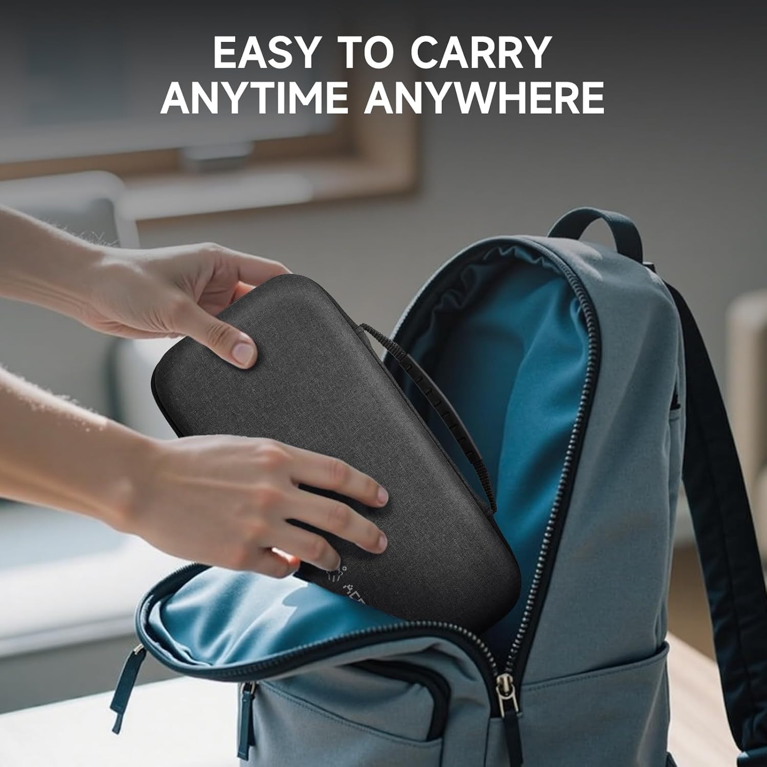 AceGamer Large Capacity Carrying Case for Nintendo Switch 2 (2025) - 3 in 1 Accessories Bundle with Screen Protectors, Game Card Holder, 12 Game Cartridges, Hard Shell Portable Travel Pouch, Grey - Image 6