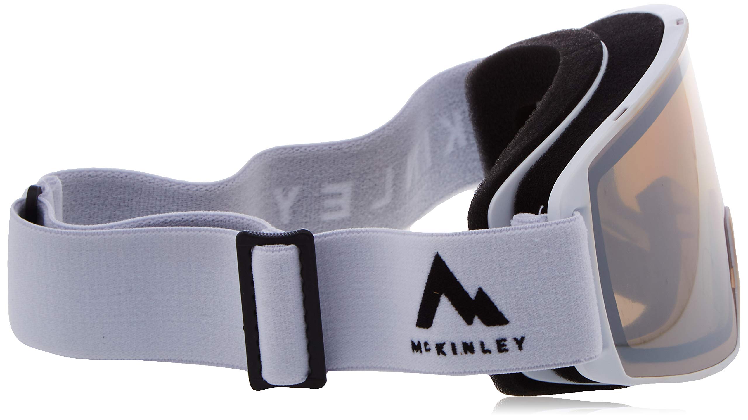 McKINLEY Base 3.0 Mirror Men's Ski Goggles, White, FR: One Size (Manufacturer Size:2) Sports & Outdoors