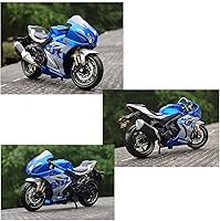 Vista 6 de Modelo de aleación de motocicletas de carreras 1/18 para Suzuki GSX-R1000 R Vehículos de fundición estática, regalo de exhibición coleccionable