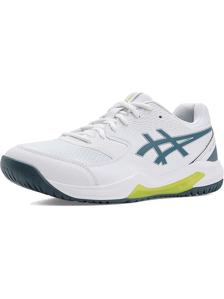 White ASICS Gel-Dedicate 8 Wide