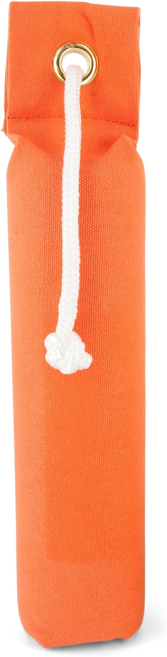Canvas Dummies - Hunting Dog Training Tool - Game Scent Absorber - Water-Ready Bumper - Durable Field Dummy - Weighted Toy - Standard Size - 2.75" W X 12" L - Orange