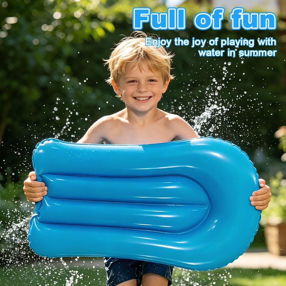 Mineup Wasserrutsche Garten 550x140cm mit 2 Bodyboards Doppelrutsche Eingebautem Sprinkler