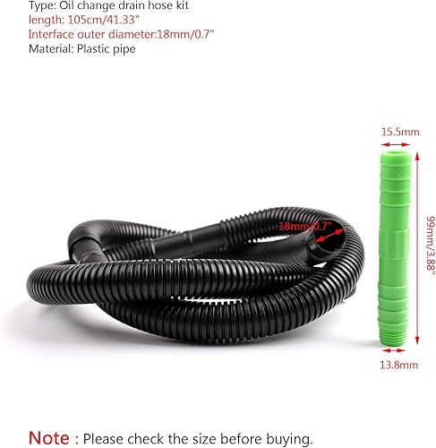 Miniatura 2 de Areyourshop Kit de drenaje de manguera de cambio de aceite para Yamaha fuera de borda de 4 tiempos 15 Hp-150 Hp 1994 +