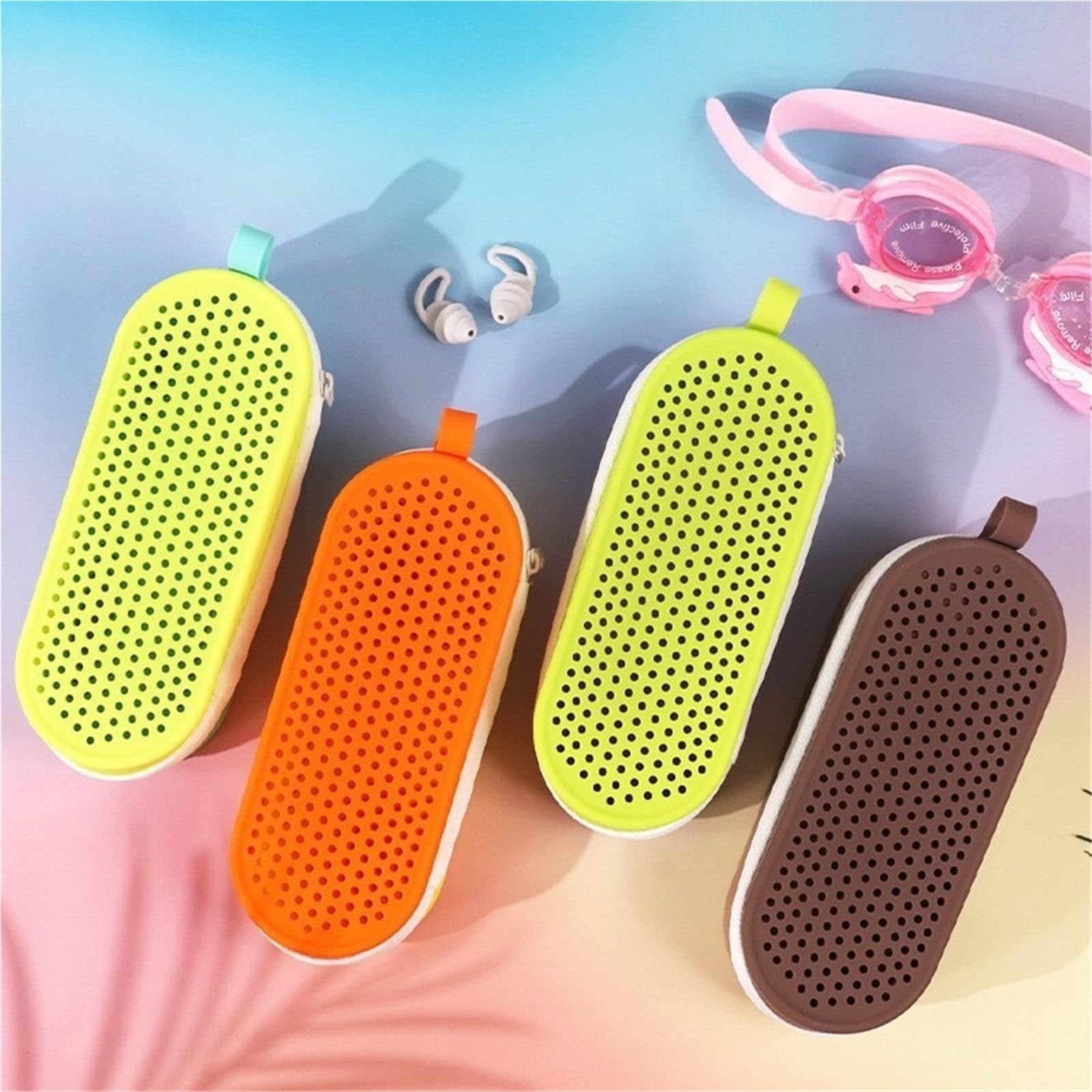 Custodia in Silicone Occhialini Nuoto Custodia for occhiali da nuoto in silicone